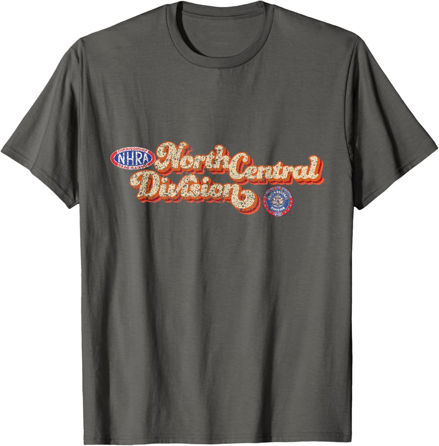 Vintage NHRA North Central Division T-Shirt for Racing Fans - 15