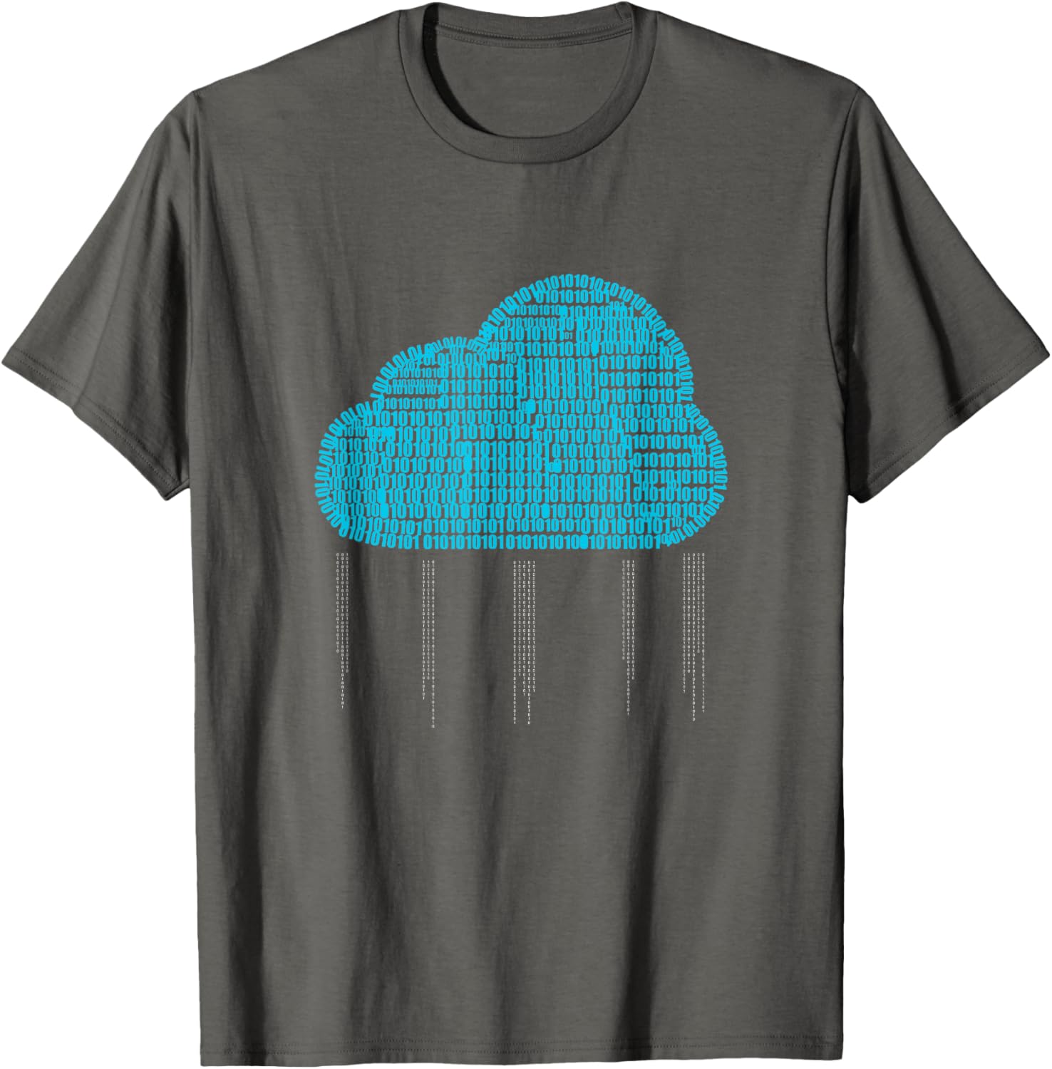 Funny IT Developer T-Shirt for Men and Women - Binary Cloud Coder Design - 20