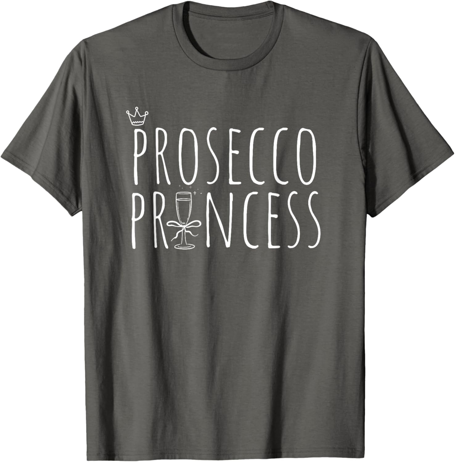 Prosecco Princess Cute Champagne T-Shirt for Fun Wine Lovers - 14
