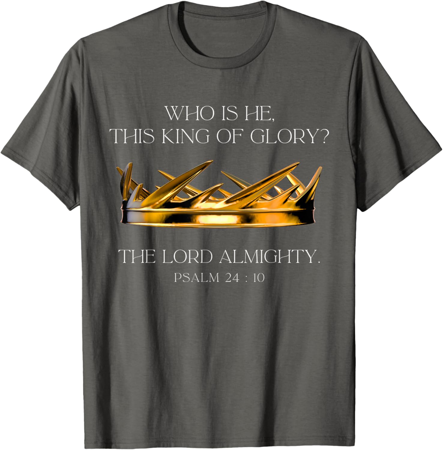 Who Is He This King Of Glory T-Shirt for Faith and Inspiration Fans - 4