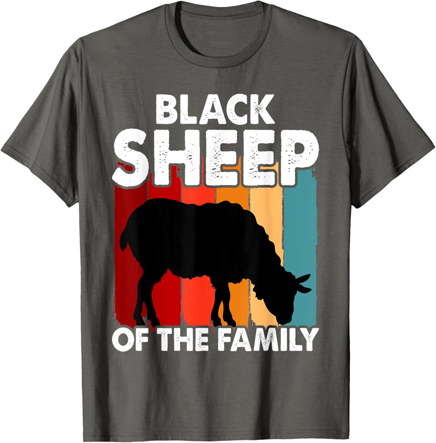 Funny Black Sheep of the Family T-Shirt for Trendy Casual Wear - 4