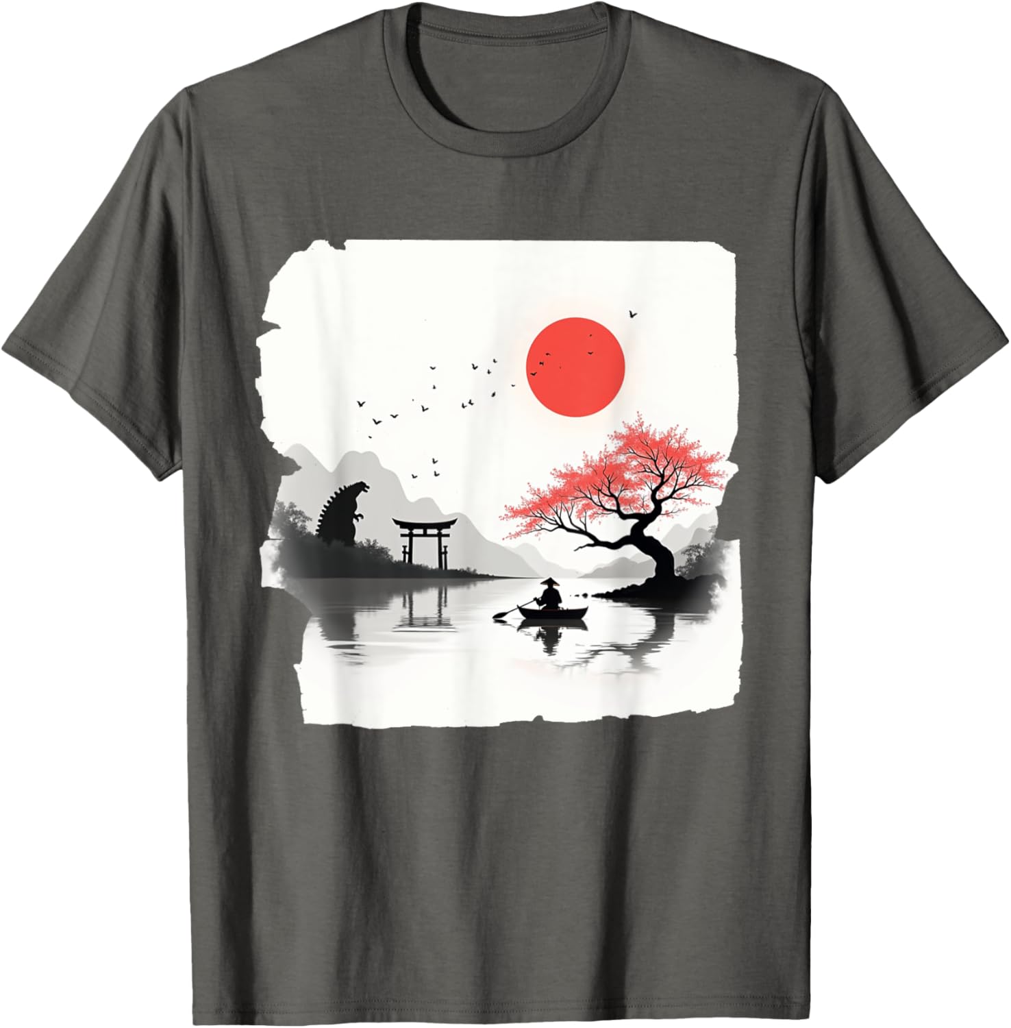 Retro Vintage Japanese Kaiju Art T-Shirt for Unique Style Lovers - 25