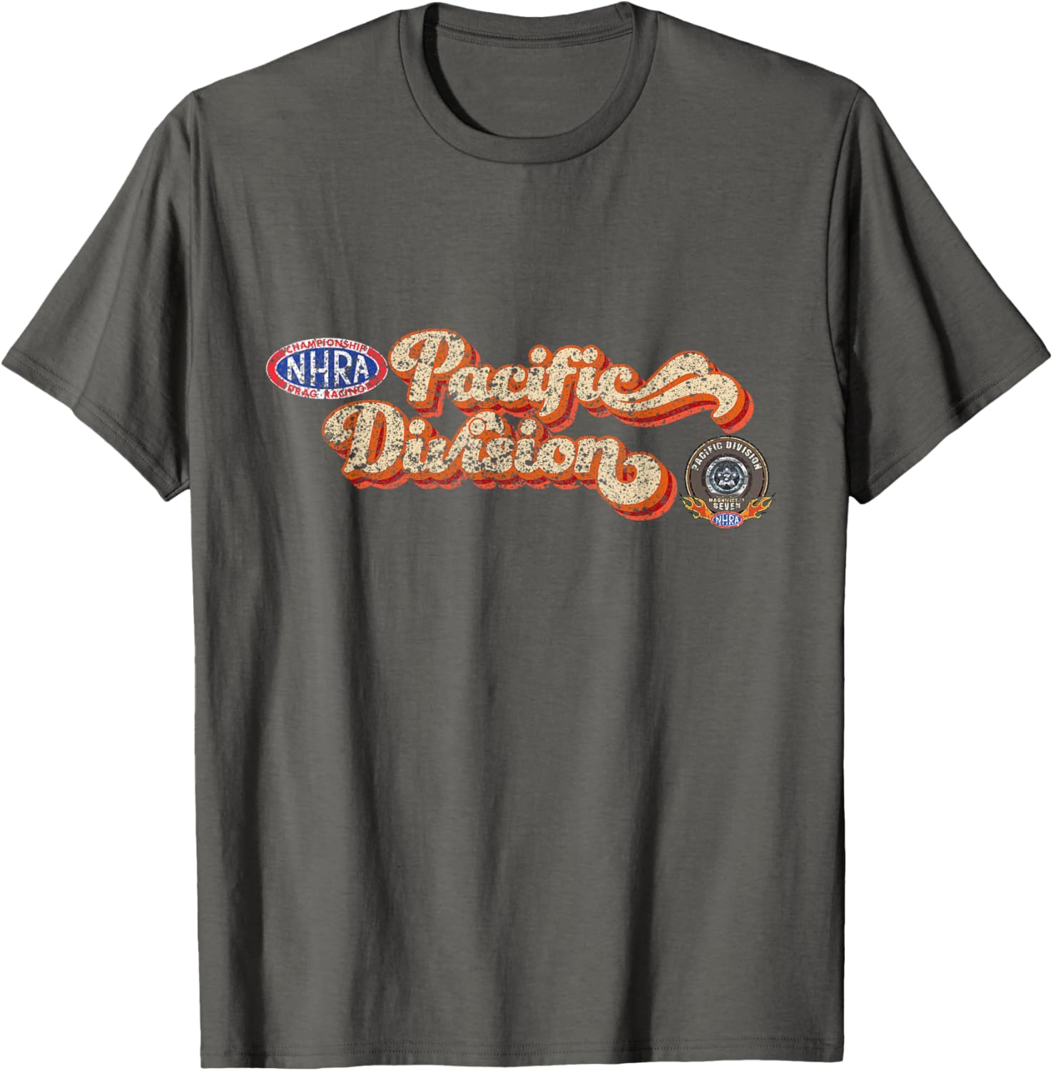 NHRA Pacific Division Vintage T-Shirt for Racing Enthusiasts and Fans - 7