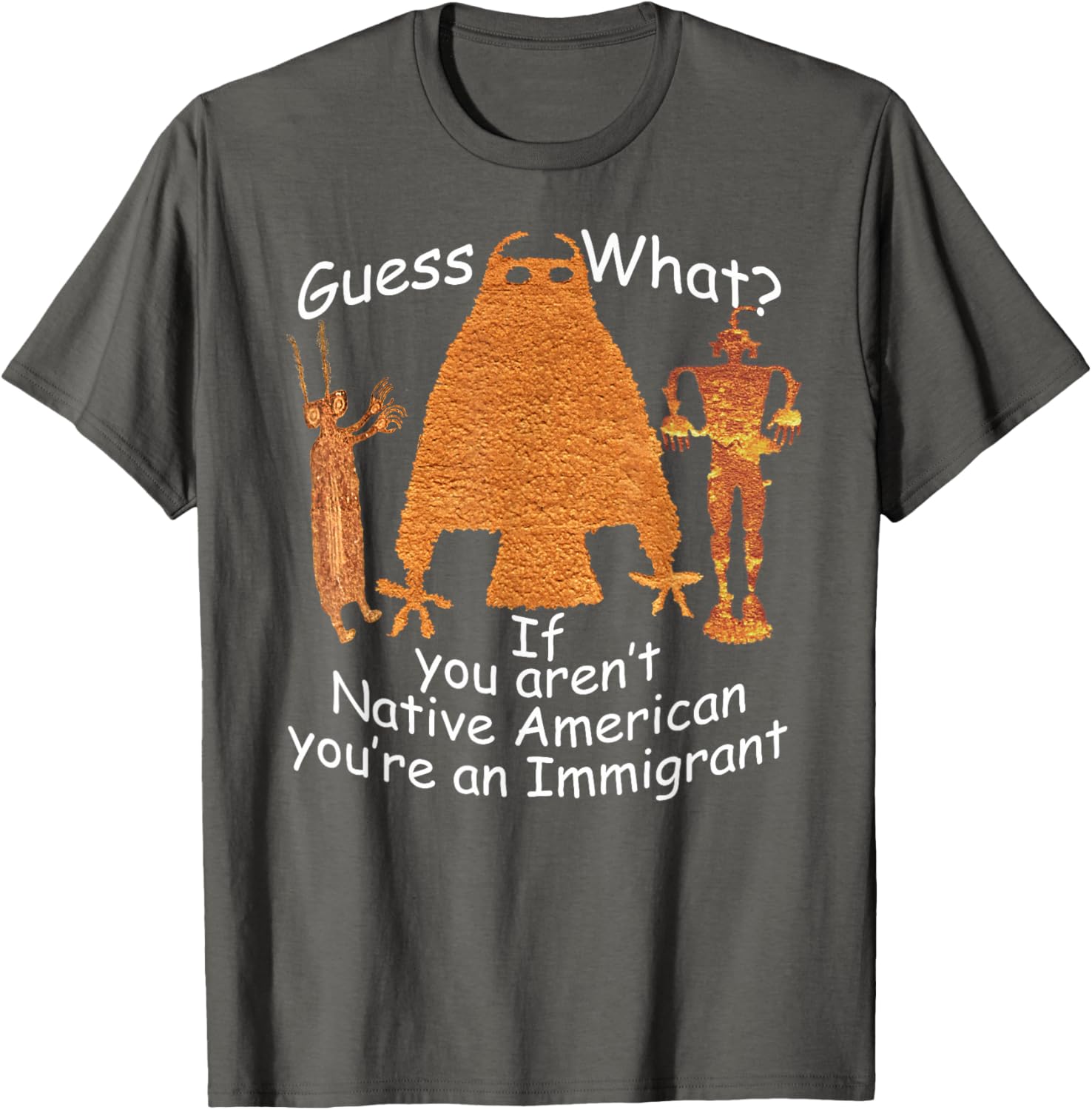 Native American Heritage Immigrant Petroglyph T-Shirt for Everyone - 8