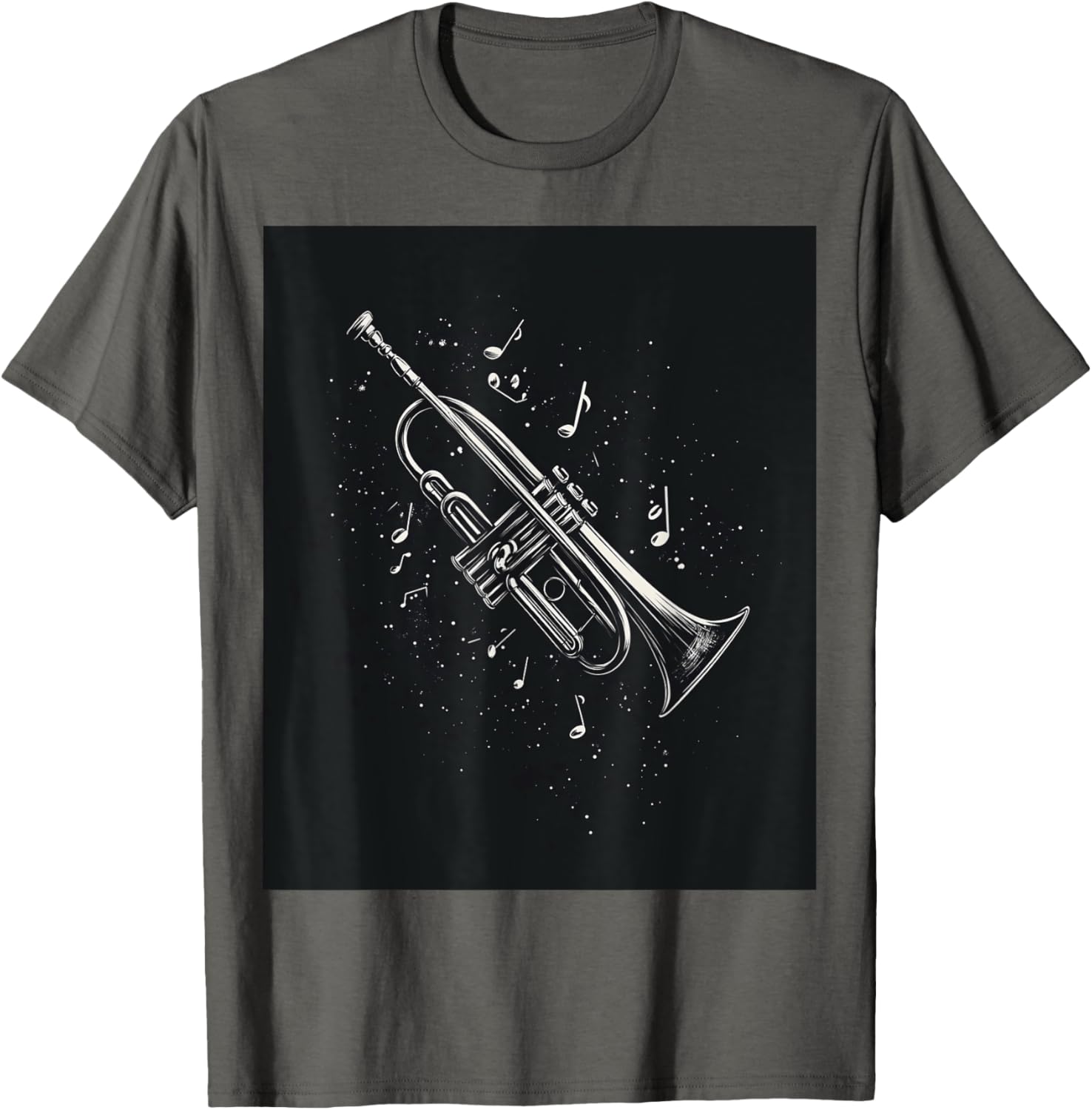 Jazz Enthusiast Trumpet Notes T-Shirt for Music Lovers and Musicians - 12