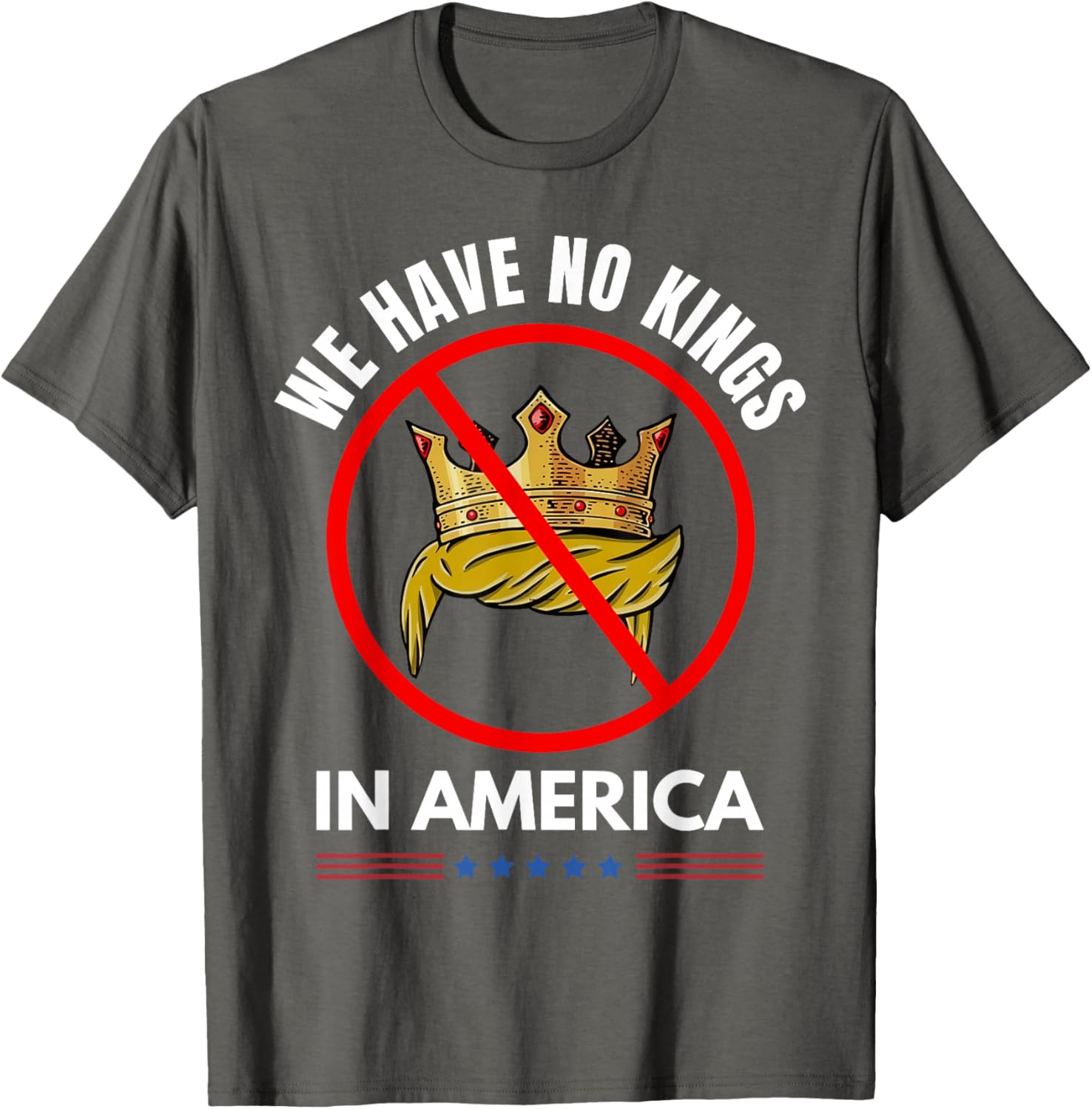 No Kings In America T-Shirt for Trendy Casual Fashion Lovers - 5