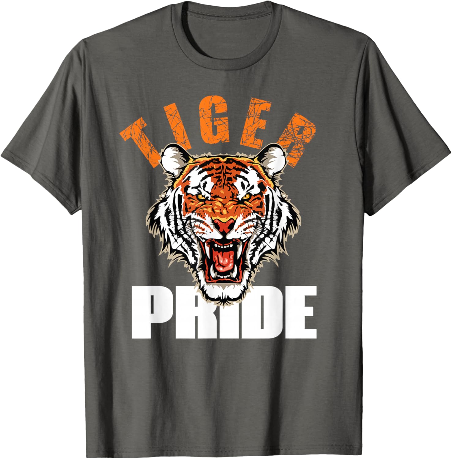 Retro Vintage Tiger Pride Mascot T-Shirt for School Sports Team Fans - 5