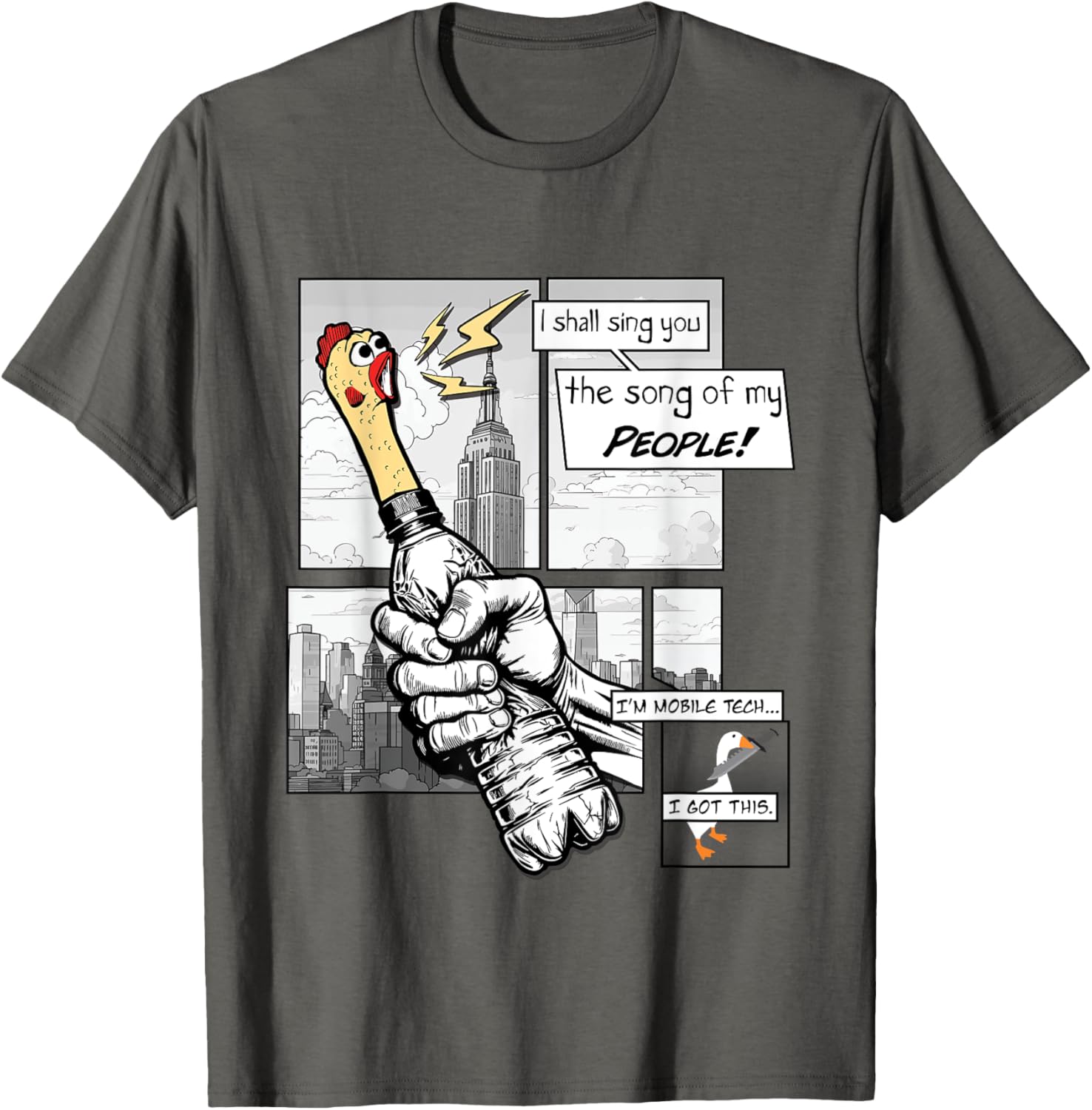 The Song of My People 2025 Mobile Tech T-Shirt for Trendy Comfort - 3