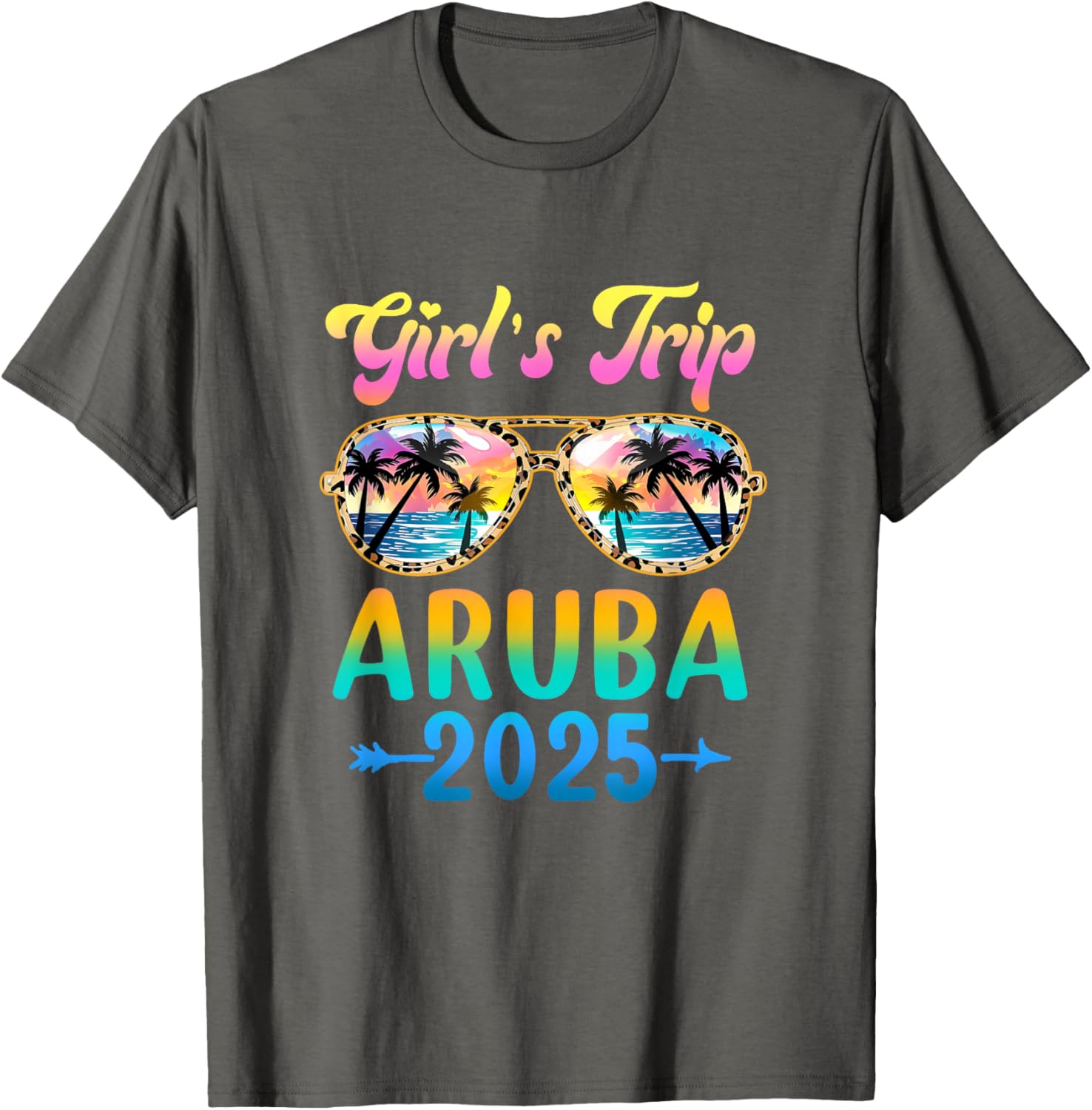 Girls Trip Aruba Summer Vacation Sunglasses T-Shirt for Fun Adventures - 4
