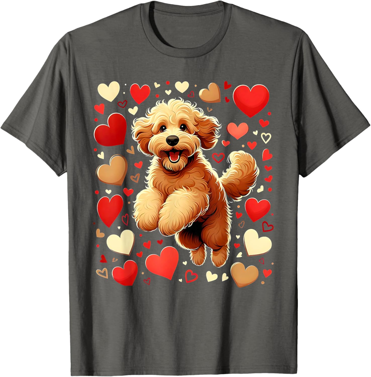 My Goldendoodle Is My Valentine Heartfelt Love T-Shirt for Dog Lovers - 7