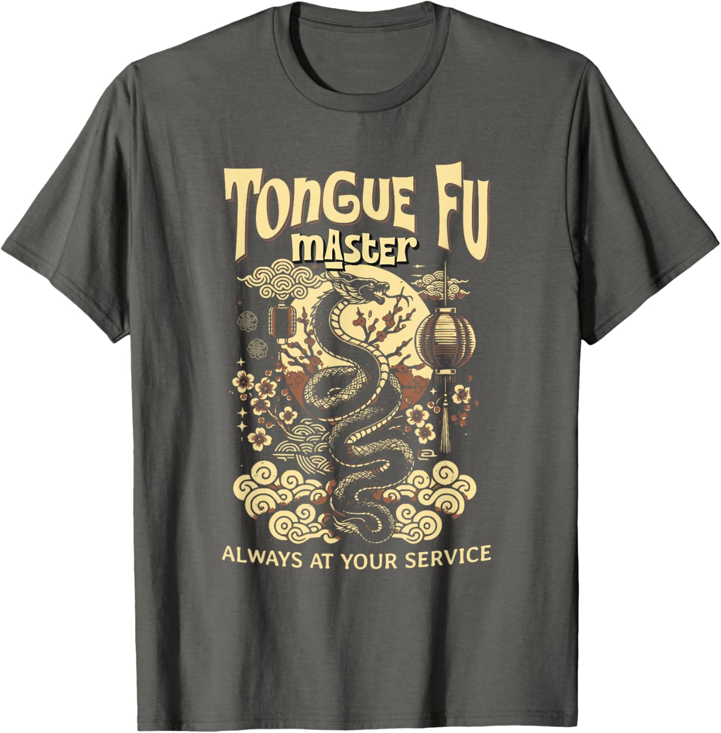 Tongue Fu Master Funny Sarcastic NSFW T-Shirt for Adults - 7