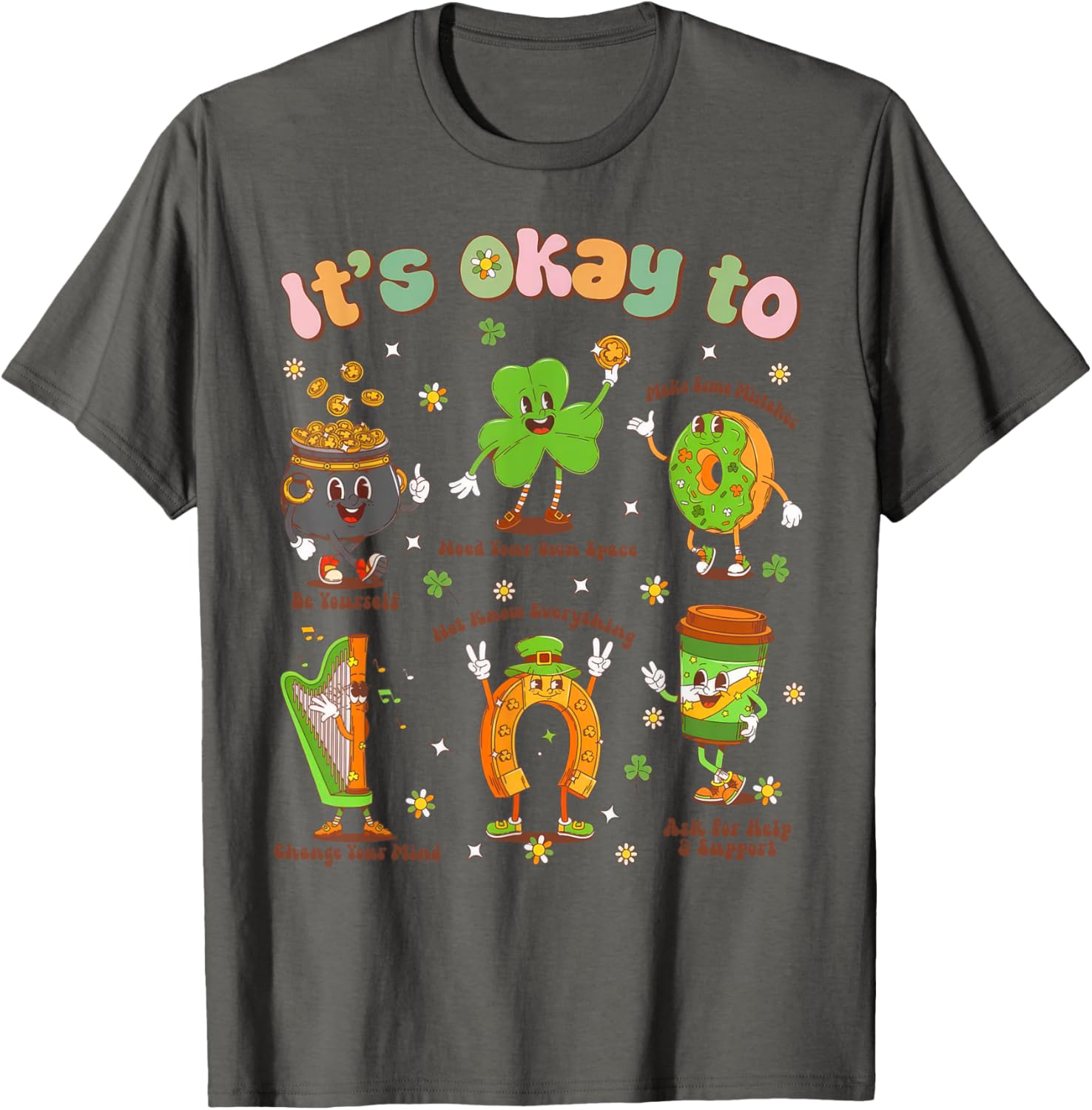 St Patrick's Day School Counselor Shamrock T-Shirt for Festive Fun - 22