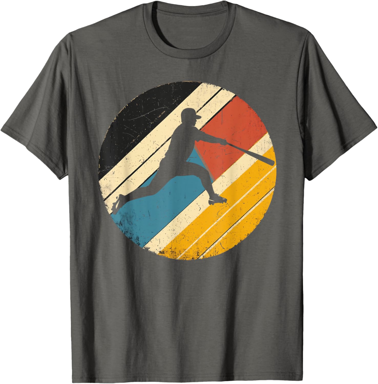 Retro Vintage Baseball Player T-Shirt for Men, Women, and Kids - 3