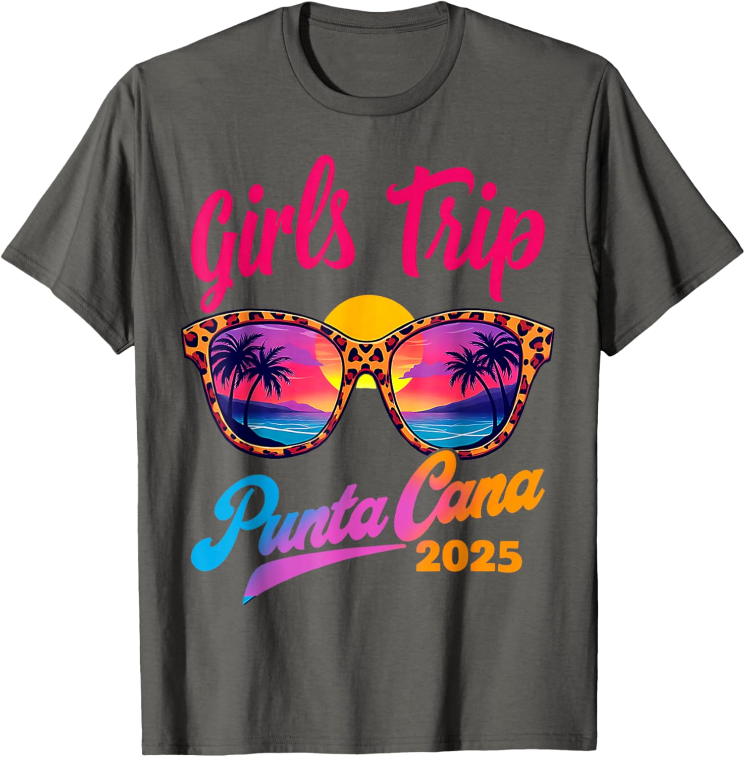 Girls Trip Punta Cana 2025 Matching Summer T-Shirt for Women - 4