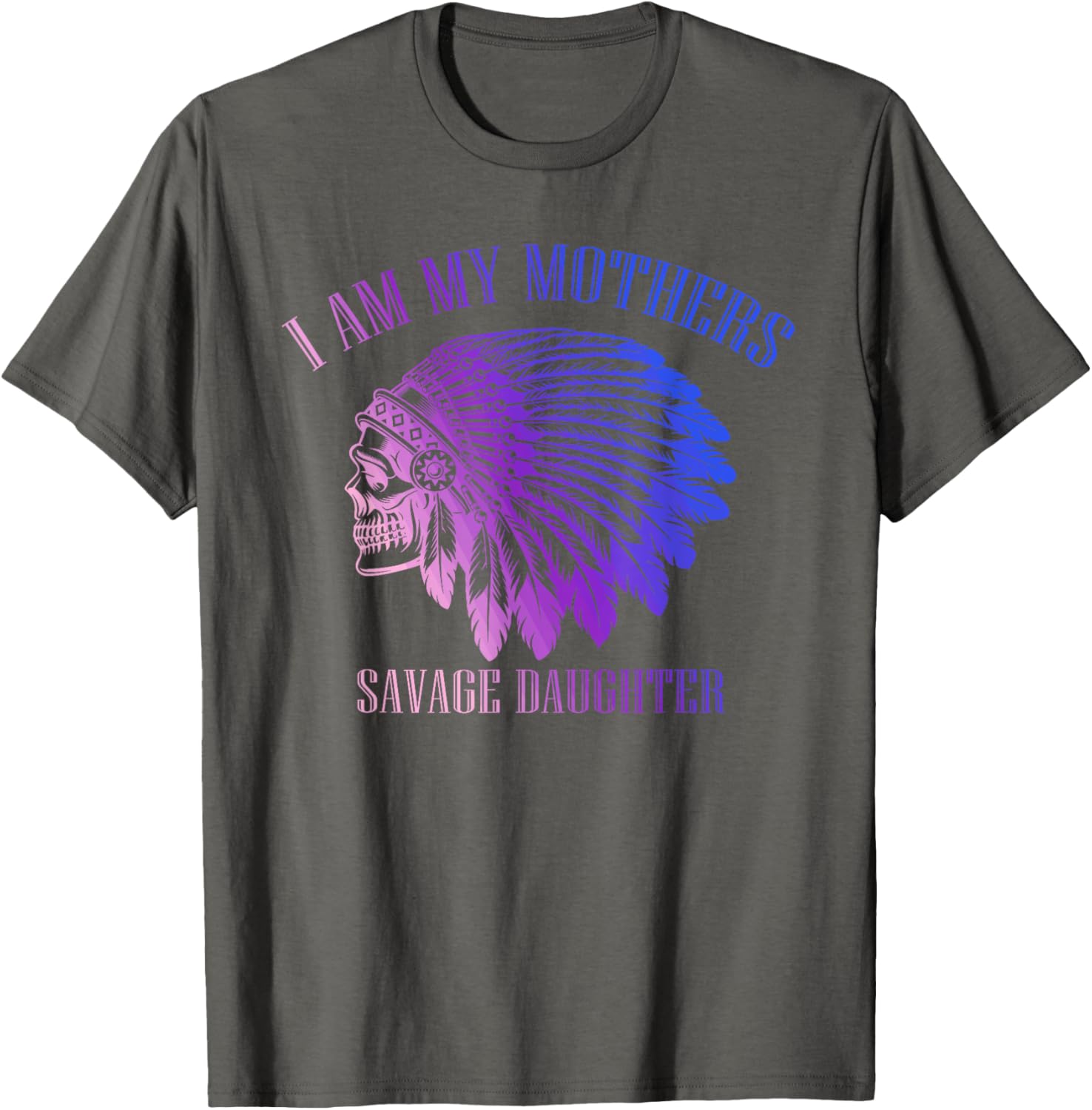 Savage Daughter Apache Skull T-Shirt for Bold Mother-Daughter Style - 22