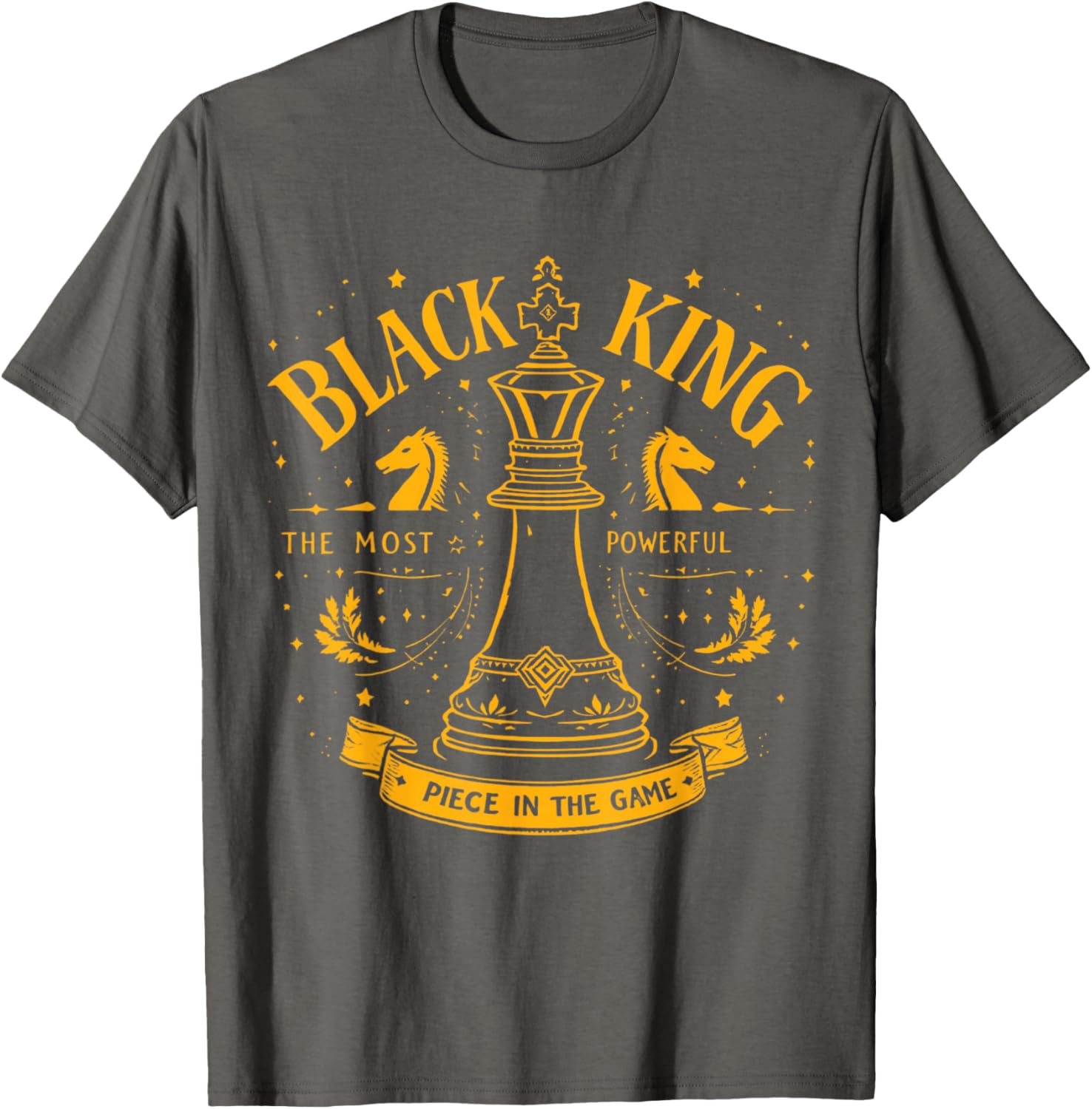 Black King T-Shirt - The Ultimate Chess Piece Apparel for Gamers - 8