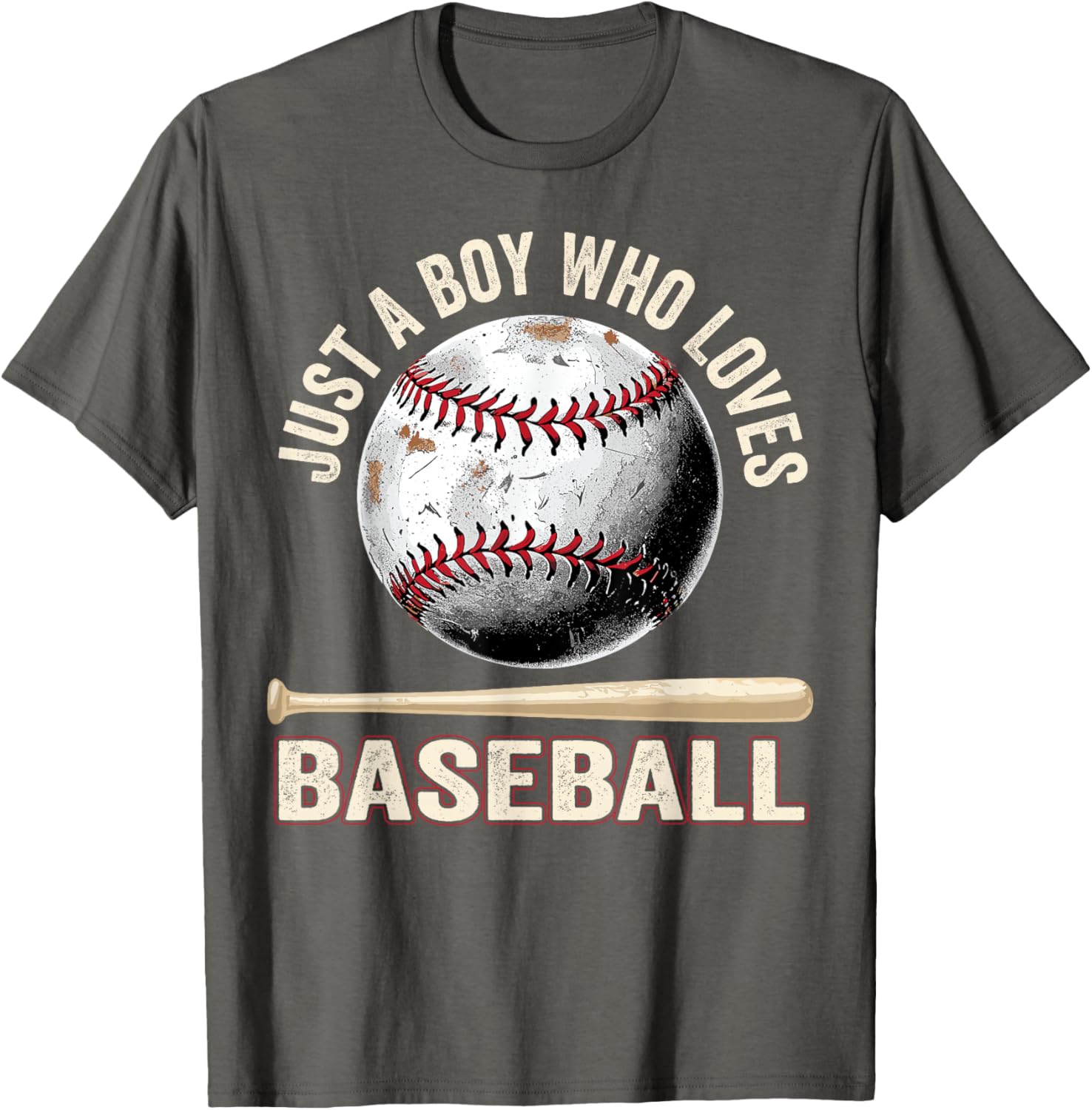 Funny Just A Boy Who Loves Baseball T-Shirt for Fans and Players - 17