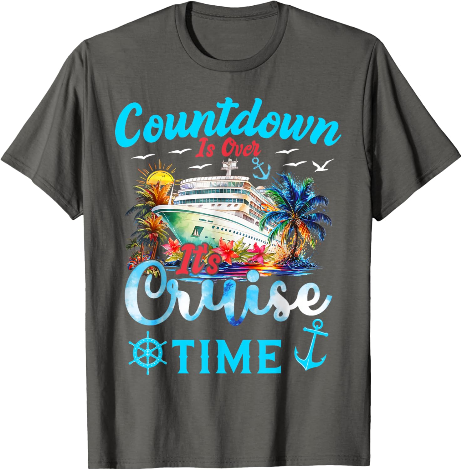 Cruise Time T-Shirt for Men and Women - Fun Countdown Graphic Tee - 9