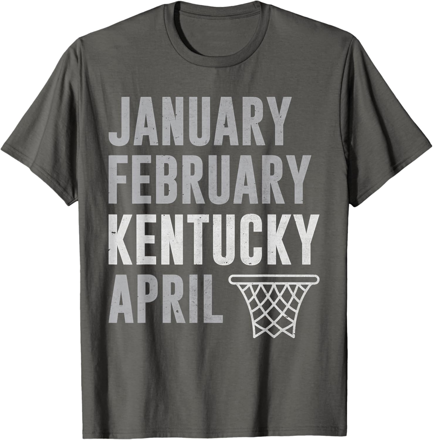 Funny Basketball T-Shirt Celebrate January February Kentucky April Hoops - 3
