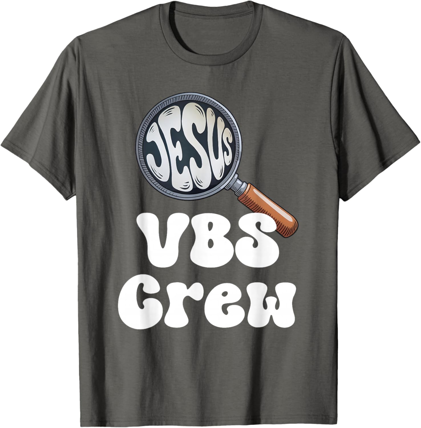 VBS Crew 2026 Hand Lens Matching Group T-Shirt for Vacation Bible School - 12