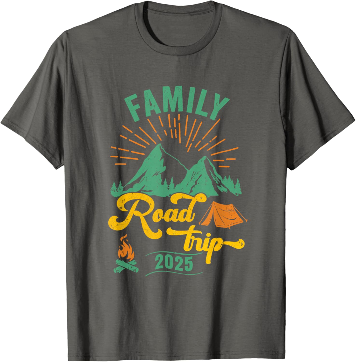Family Road Trip Camping T-Shirt 2025 Adventure Vacation Gear - 22