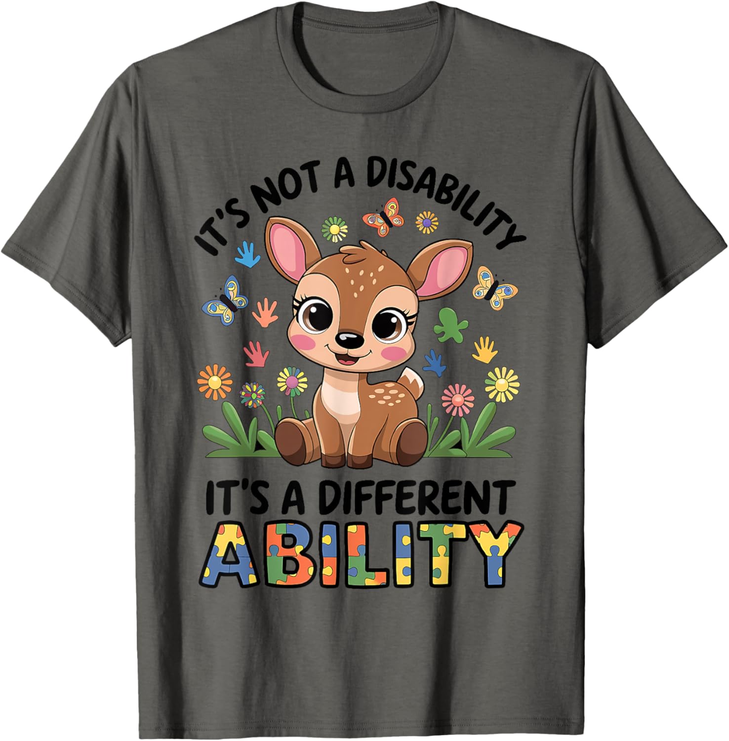 Autism Awareness T-Shirt Celebrating Different Abilities in Style - 9