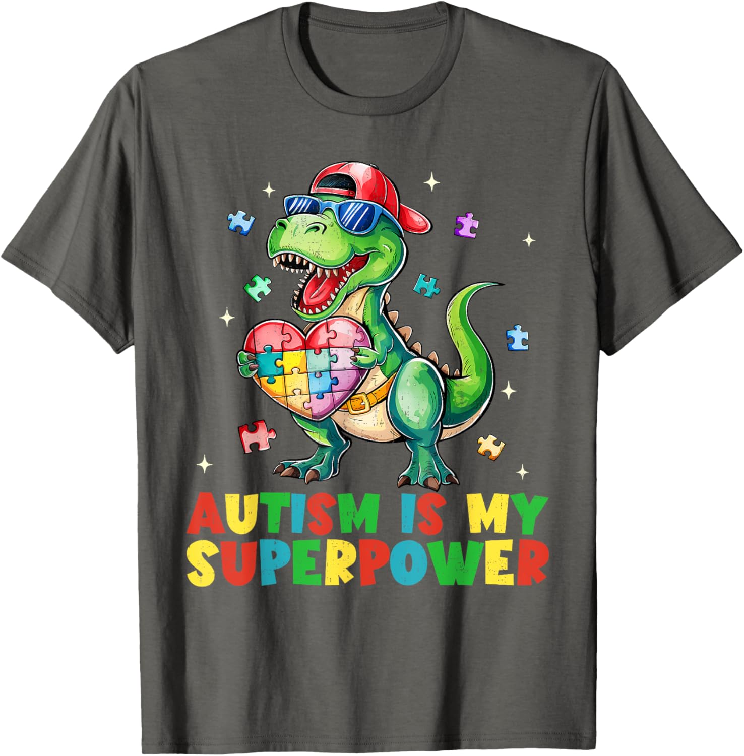 Funny Autism Awareness T-Shirt for Boys - Autism Is My Superpower - 14