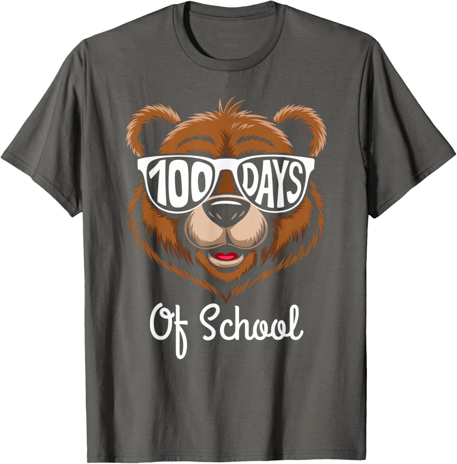 Cool Bear 100 Days Smarter Kids T-Shirt Perfect for 100th Day of School - 2