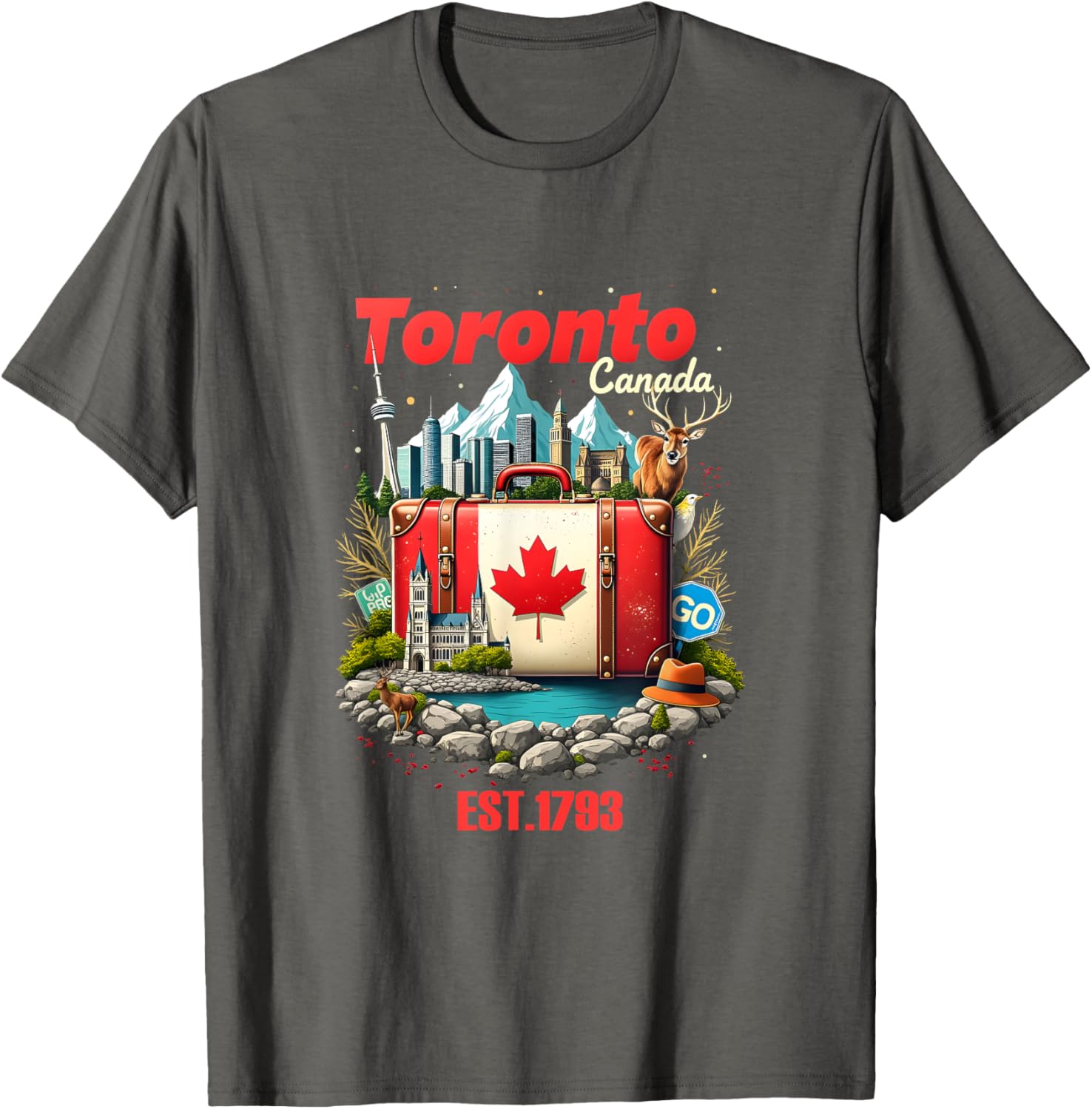 Toronto Skyline Family Vacation T-Shirt for Unforgettable Trips - 5