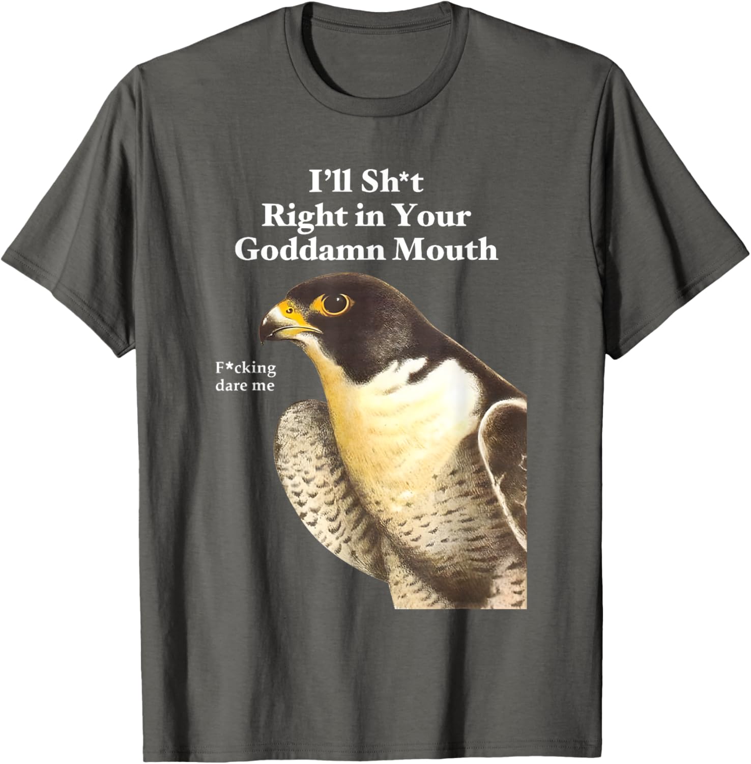 Funny Saying Quote T-Shirt I'll Sht Right in Your Goddamn Mouth - 11