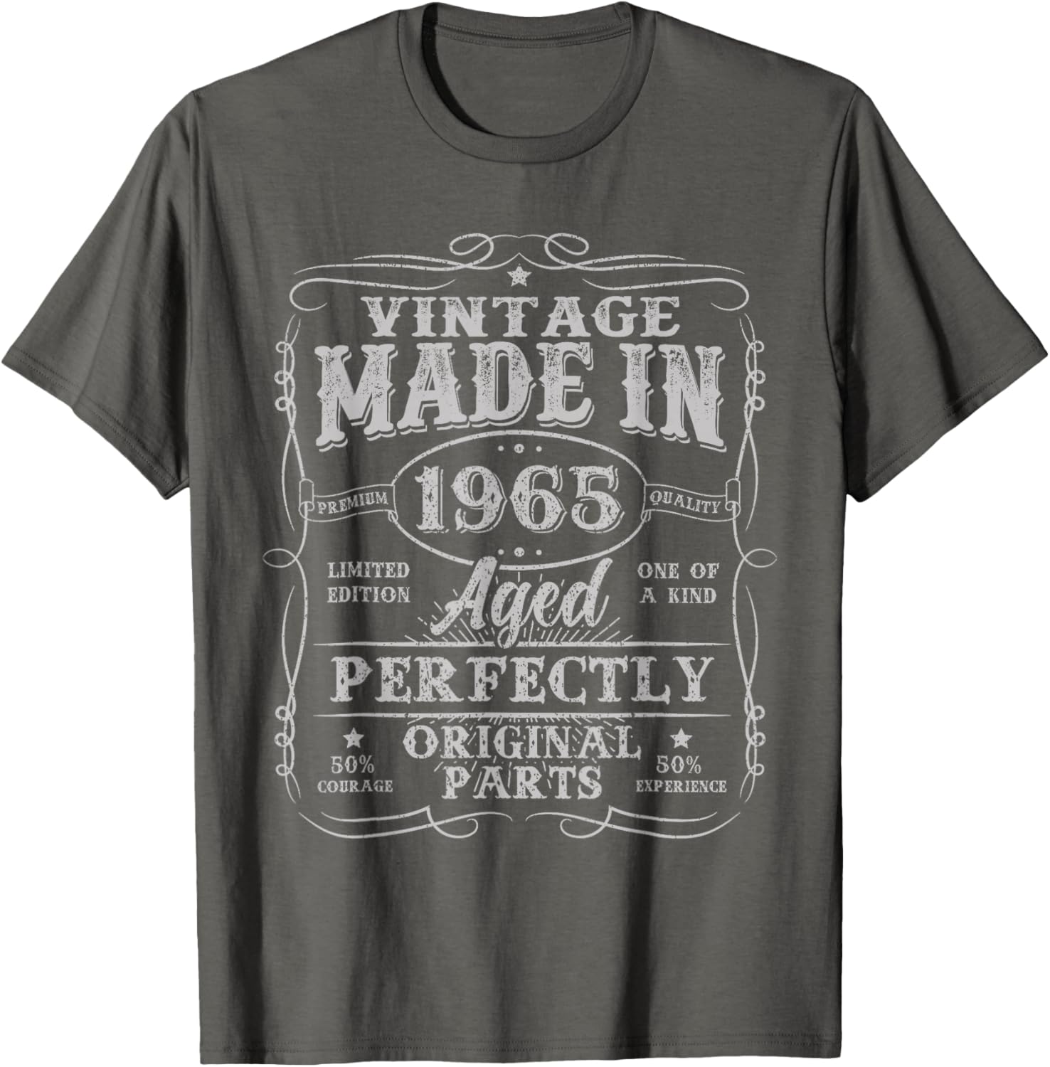60 Years Old Vintage 1965 Birthday T-Shirt for Men Classic Style - 19