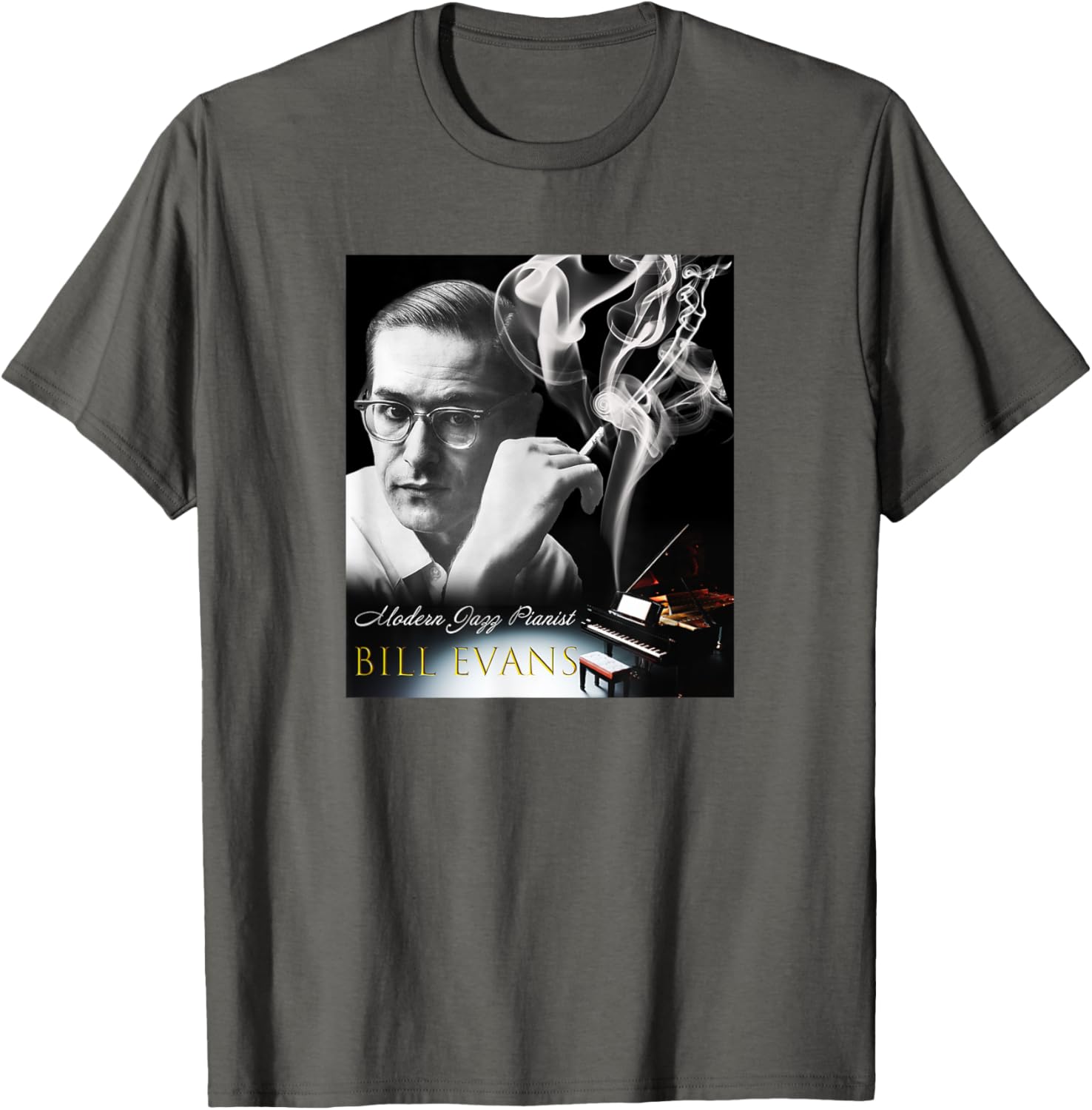 Bill Evans 001 T-Shirt for Music Lovers - Stylish and Comfortable Apparel - 14