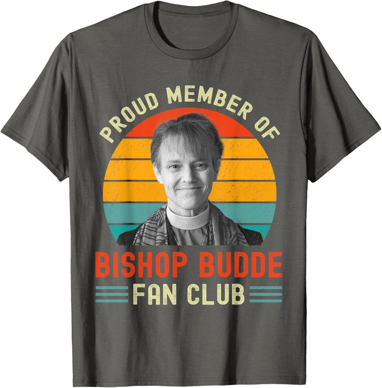 Proud Member of Bishop Budde Fan Club Vintage US Flag T-Shirt - 21