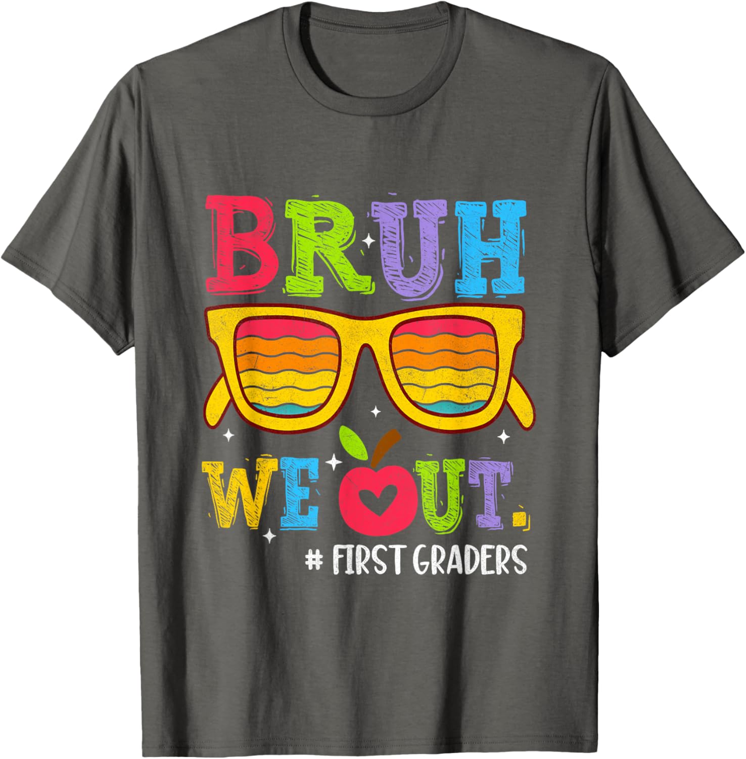 Bruh We Out First Graders Graduation T-Shirt Perfect for 1st Grade Celebrate - 2