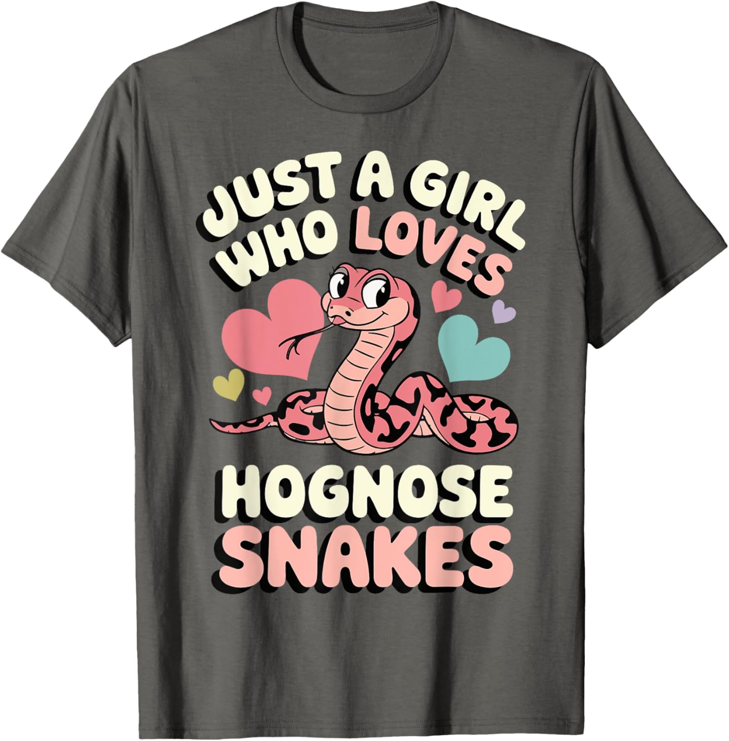 Just A Girl Who Loves Hognose Snakes Fun T-Shirt for Snake Enthusiasts - 15