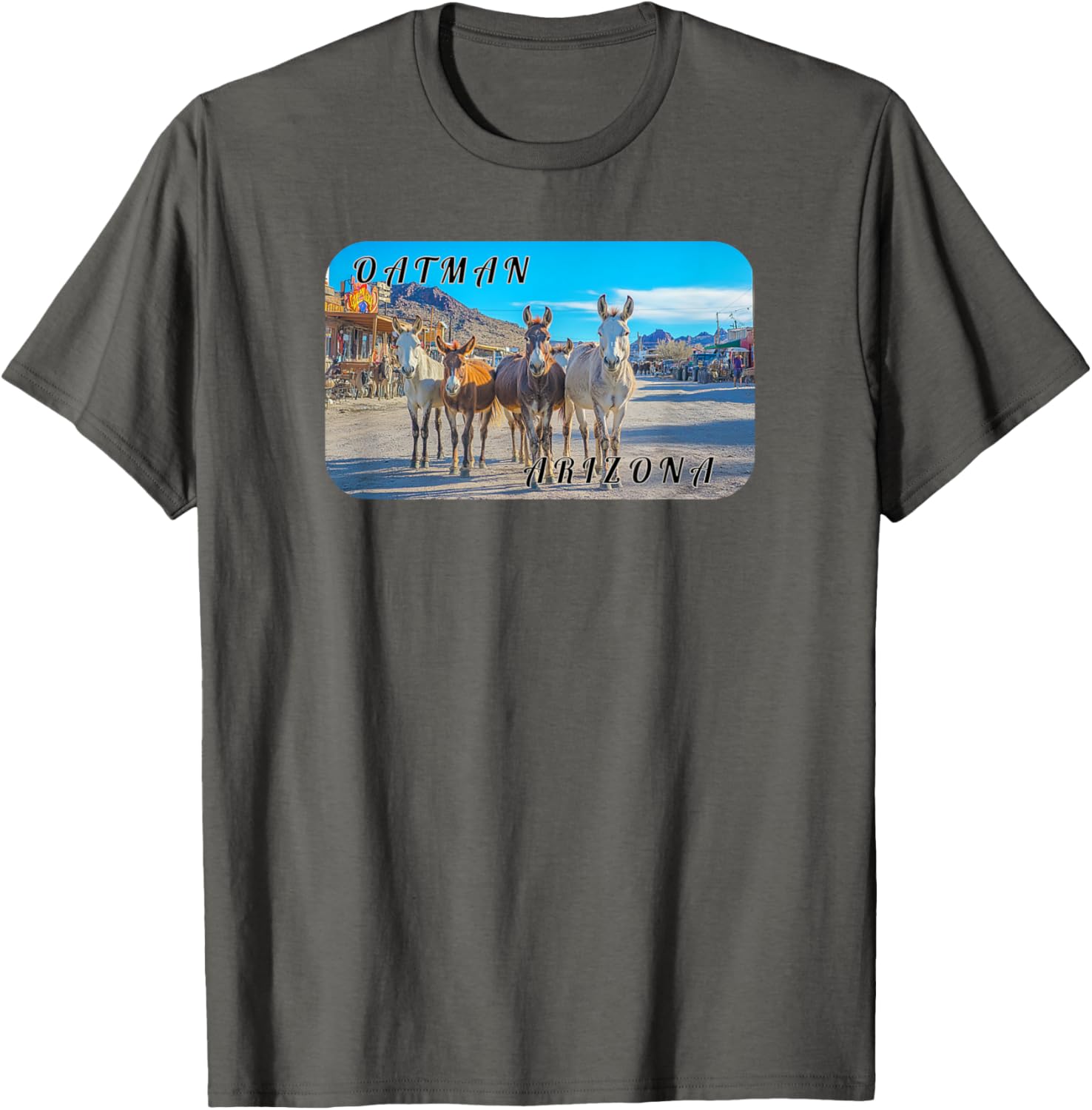Oatman Arizona Burros T-Shirt for Animal Lovers and Adventure Seekers - 12