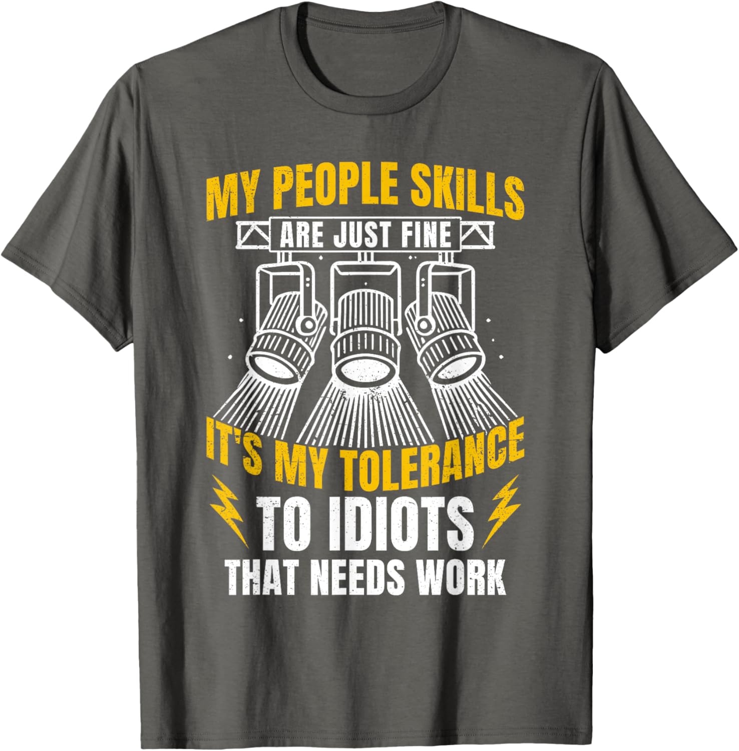 Funny Lighting Technician T-Shirt for Light Tech Enthusiasts - 6