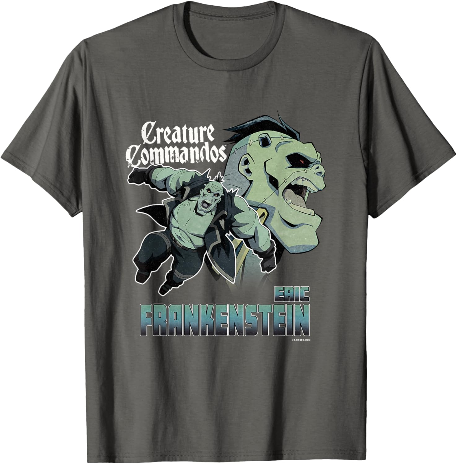 Creature Commandos Eric Frankenstein Showcase T-Shirt for Fans and Collectors - 1