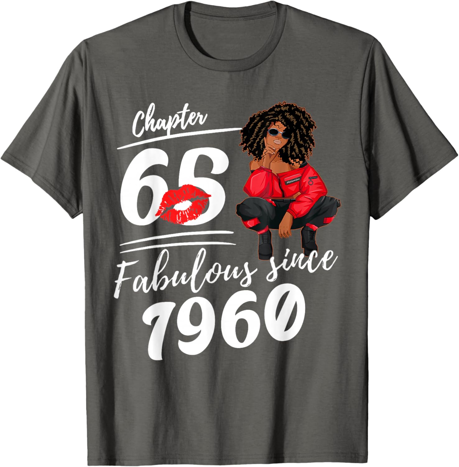 Fabulous Since 1960 65th Birthday Queen T-Shirt for Women - 16