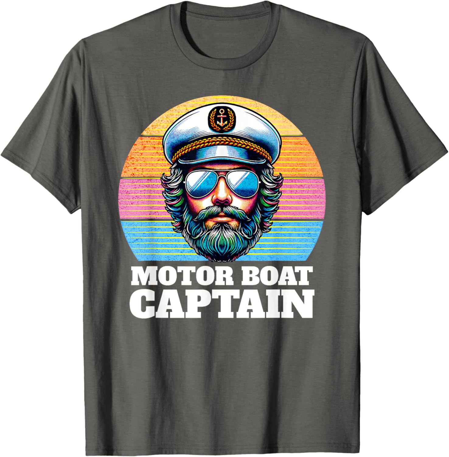 Funny Motor Boat Captain T-Shirt for Men and Women, Nautical Humor Apparel - 2