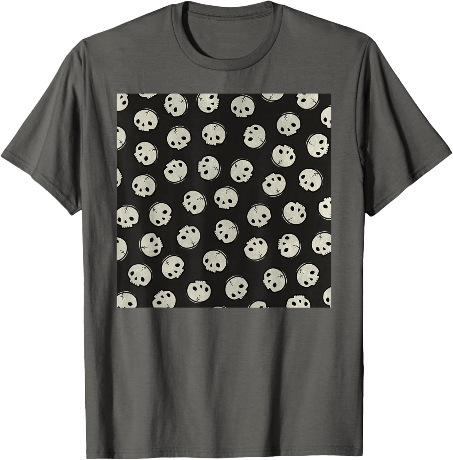 Trendy Cecelia Hotzler Skull Pattern Graphic T-Shirt for Unique Style - 11