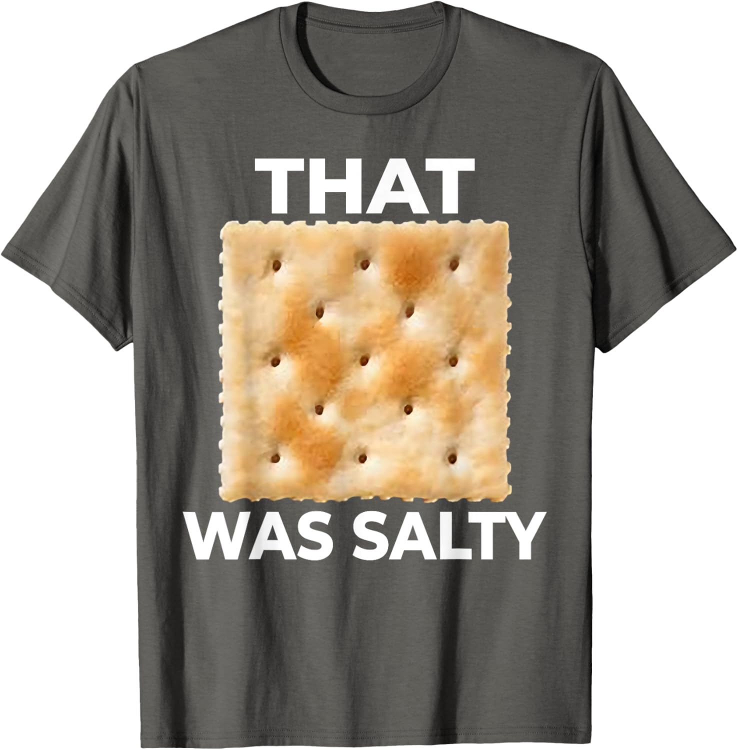 Salty Funny Saltine Soda Cracker T-Shirt for Food Lovers and Fun Gifts - 5