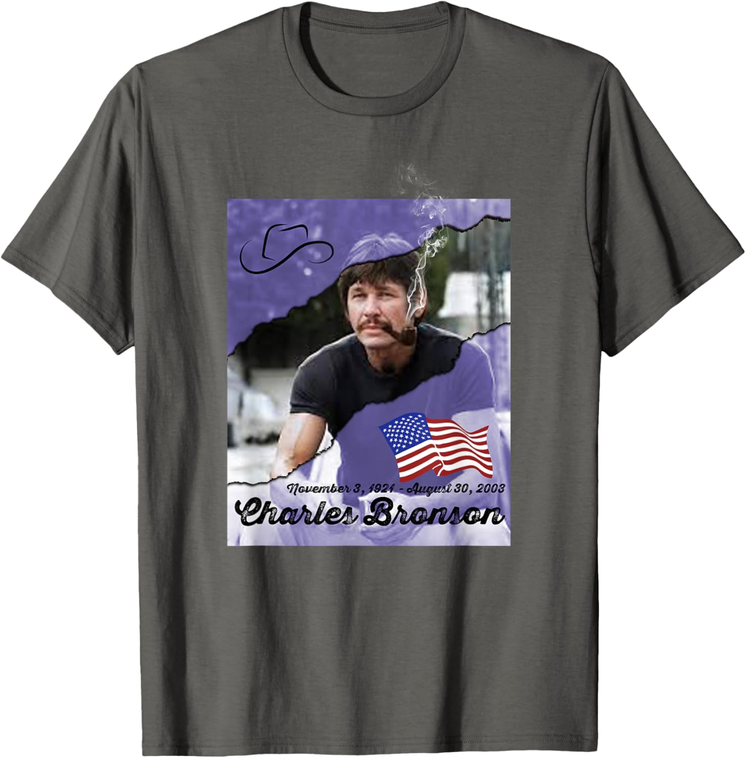 Charles Bronson 002 T-Shirt for Fans of Classic Movies and Style - 26