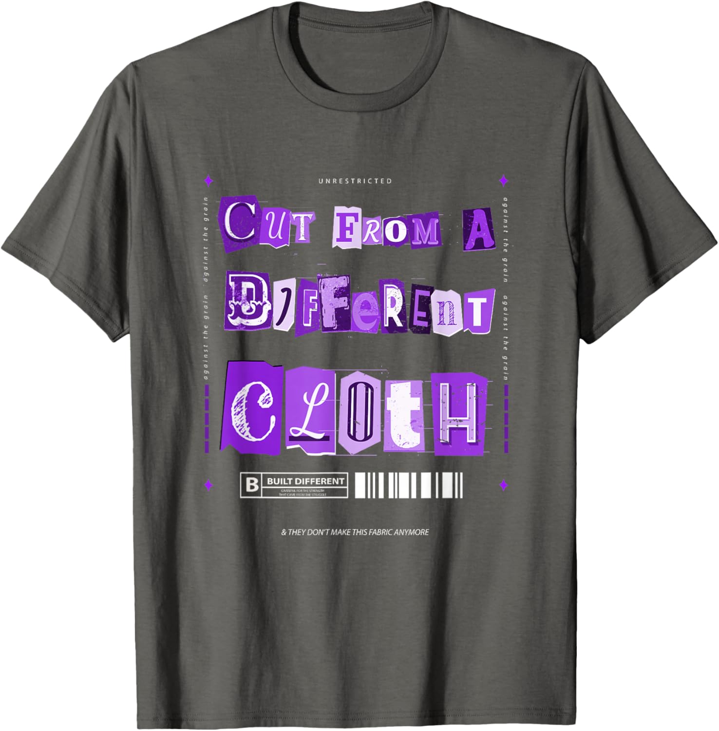 Vibrant Purple Graphic T-Shirt From A Different Cloth for Stylish Comfort - 10