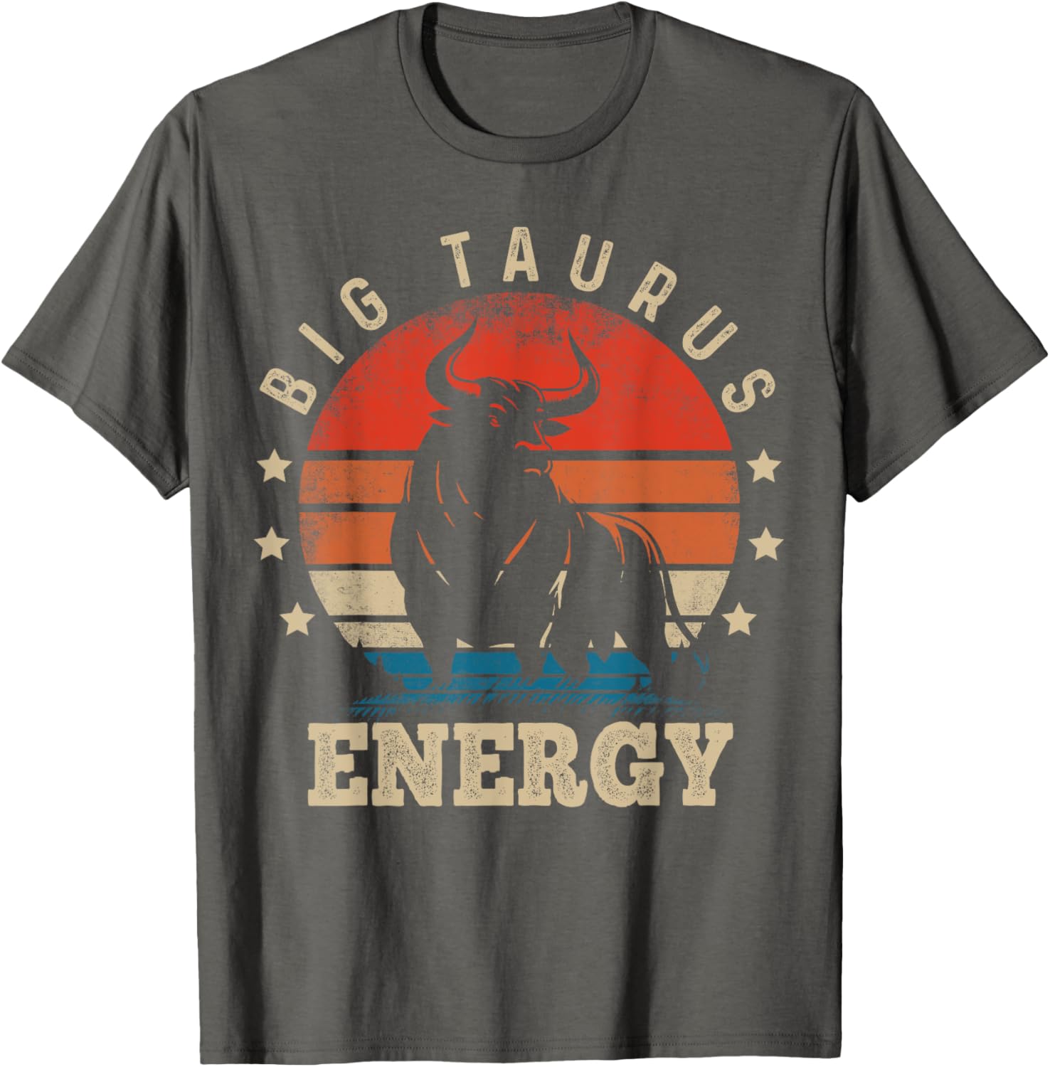 Big Taurus Energy Zodiac T-Shirt for April May Birthdays - 6