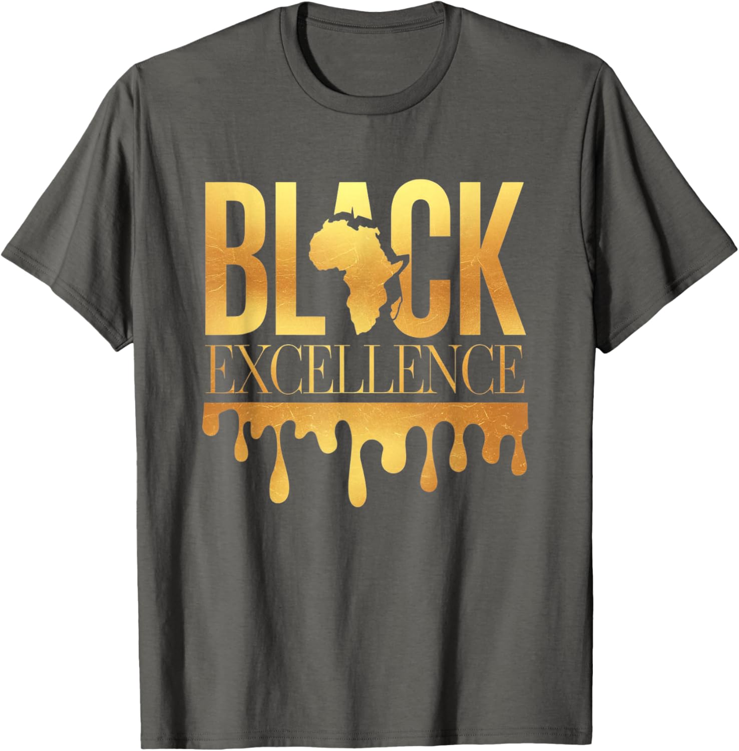 Black Excellence Afro Motivation T-Shirt for Black History Month Celebration - 8