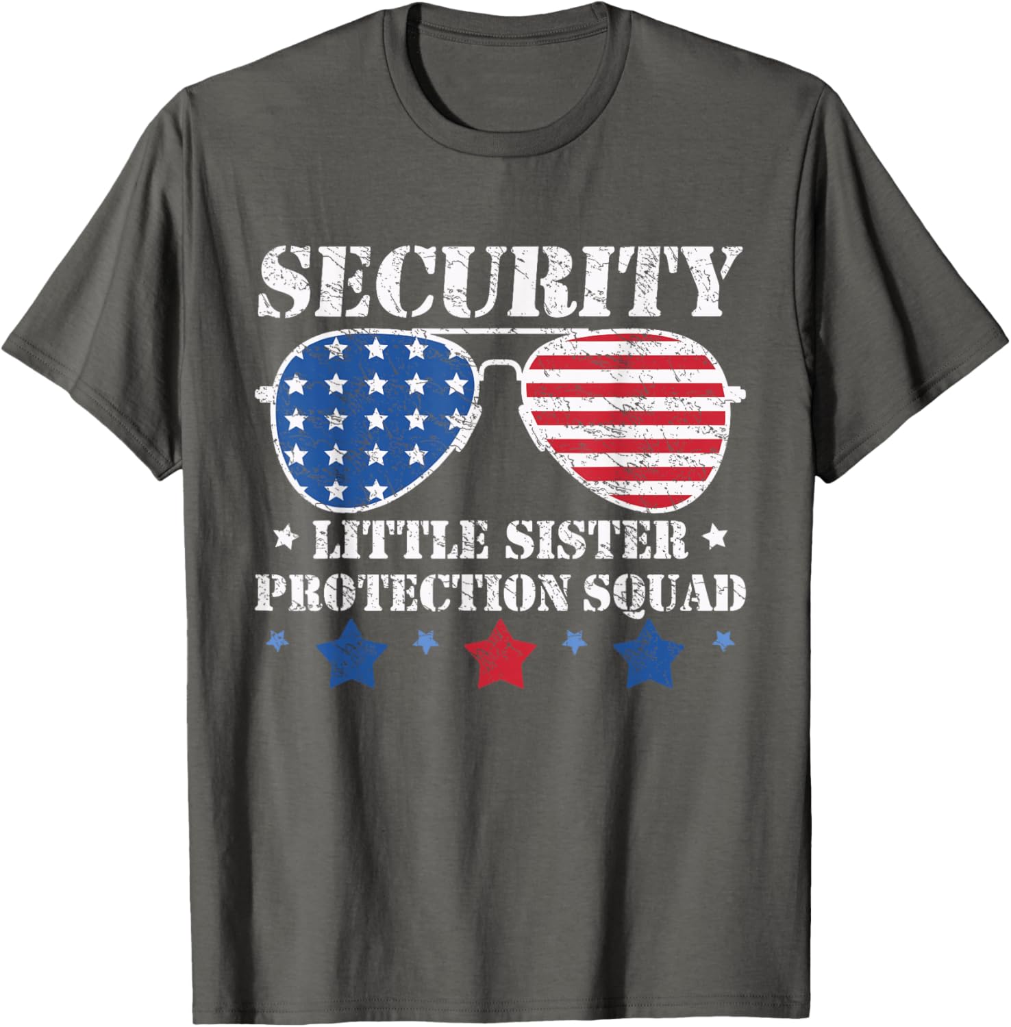 Funny Boys Brother T-Shirt Security Little Sister Protection Squad Gear - 13