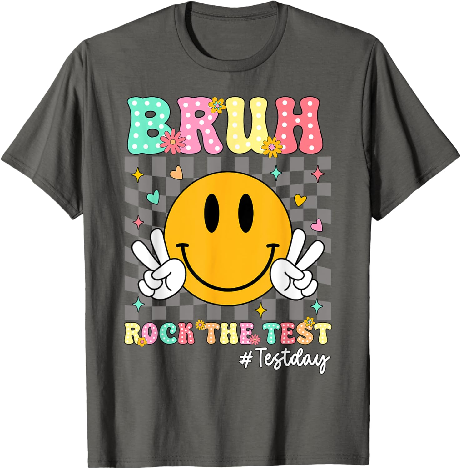 You Got This Test Day Smile Rock the Test Kids T-Shirt for Boys and Girls - 13