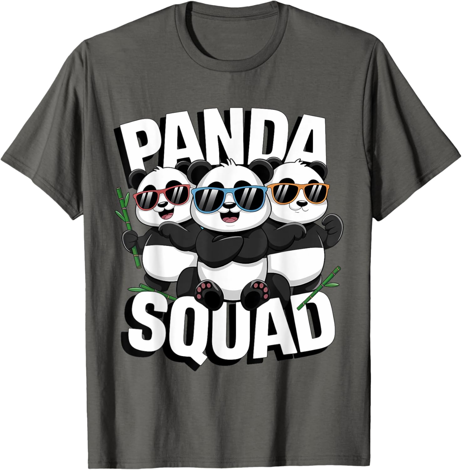 Panda Squad Family Matching T-Shirt for National Panda Day Fun - 7