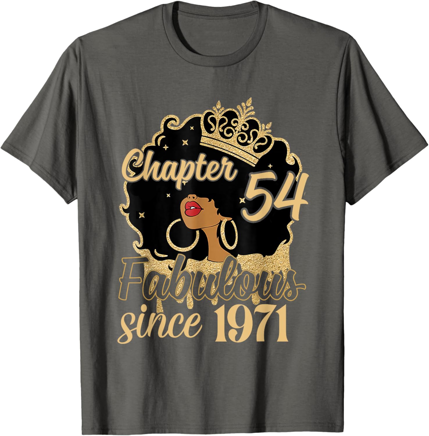 Fabulous Since 1971 54th Birthday T-Shirt for Women and Girls - 9